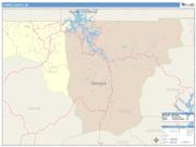 Towns <br /> Wall Map <br /> Color Cast Style 2025 Map