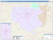 Upson <br /> Wall Map <br /> Color Cast Style 2025 Map