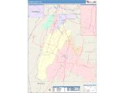 Walker <br /> Wall Map <br /> Color Cast Style 2025 Map