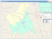 Warren <br /> Wall Map <br /> Color Cast Style 2025 Map