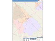 Wayne <br /> Wall Map <br /> Color Cast Style 2025 Map
