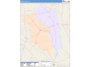 Wheeler <br /> Wall Map <br /> Color Cast Style 2025 Map
