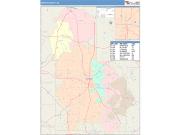 Worth <br /> Wall Map <br /> Color Cast Style 2025 Map