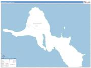 Kalawao <br /> Wall Map <br /> Color Cast Style 2025 Map