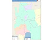 Bear Lake <br /> Wall Map <br /> Color Cast Style 2025 Map