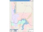 Bonner <br /> Wall Map <br /> Color Cast Style 2025 Map