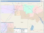 Bonneville <br /> Wall Map <br /> Color Cast Style 2025 Map