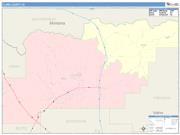 Clark <br /> Wall Map <br /> Color Cast Style 2025 Map