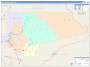 Clearwater <br /> Wall Map <br /> Color Cast Style 2025 Map