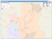 Franklin <br /> Wall Map <br /> Color Cast Style 2025 Map