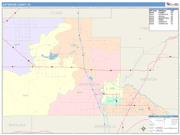 Jefferson <br /> Wall Map <br /> Color Cast Style 2025 Map