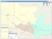 Jerome <br /> Wall Map <br /> Color Cast Style 2025 Map