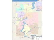 Kootenai <br /> Wall Map <br /> Color Cast Style 2025 Map