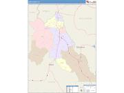 Lemhi <br /> Wall Map <br /> Color Cast Style 2025 Map
