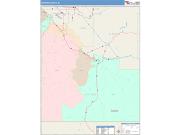Owyhee <br /> Wall Map <br /> Color Cast Style 2025 Map