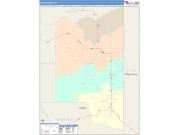 Teton <br /> Wall Map <br /> Color Cast Style 2025 Map