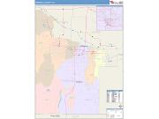 Twin Falls <br /> Wall Map <br /> Color Cast Style 2025 Map