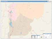 Valley <br /> Wall Map <br /> Color Cast Style 2025 Map