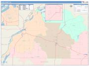 Cass <br /> Wall Map <br /> Color Cast Style 2025 Map