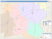 Clark <br /> Wall Map <br /> Color Cast Style 2025 Map
