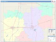 Coles <br /> Wall Map <br /> Color Cast Style 2025 Map