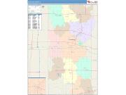 DeKalb <br /> Wall Map <br /> Color Cast Style 2025 Map