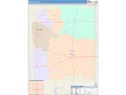 Edgar <br /> Wall Map <br /> Color Cast Style 2025 Map