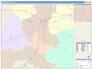 Effingham <br /> Wall Map <br /> Color Cast Style 2025 Map