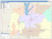 Franklin <br /> Wall Map <br /> Color Cast Style 2025 Map
