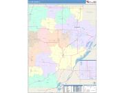 Fulton <br /> Wall Map <br /> Color Cast Style 2025 Map