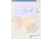 Grundy <br /> Wall Map <br /> Color Cast Style 2025 Map