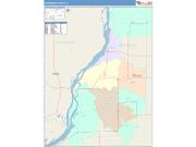 Henderson <br /> Wall Map <br /> Color Cast Style 2025 Map