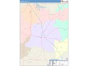 Johnson <br /> Wall Map <br /> Color Cast Style 2025 Map