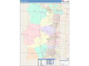Kane <br /> Wall Map <br /> Color Cast Style 2025 Map