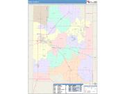 Knox <br /> Wall Map <br /> Color Cast Style 2025 Map