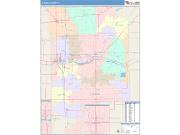 La Salle <br /> Wall Map <br /> Color Cast Style 2025 Map