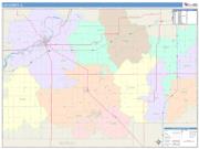 Lee <br /> Wall Map <br /> Color Cast Style 2025 Map