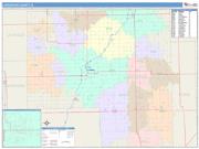 Livingston <br /> Wall Map <br /> Color Cast Style 2025 Map