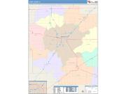 Logan <br /> Wall Map <br /> Color Cast Style 2025 Map