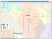 Morgan <br /> Wall Map <br /> Color Cast Style 2025 Map