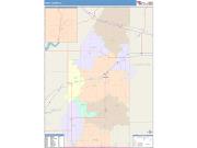 Piatt <br /> Wall Map <br /> Color Cast Style 2025 Map