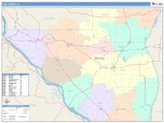 Pike <br /> Wall Map <br /> Color Cast Style 2025 Map