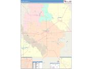 Saline <br /> Wall Map <br /> Color Cast Style 2025 Map