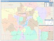 Sangamon <br /> Wall Map <br /> Color Cast Style 2025 Map