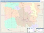 Stephenson <br /> Wall Map <br /> Color Cast Style 2025 Map