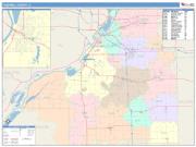 Tazewell <br /> Wall Map <br /> Color Cast Style 2025 Map