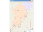 Wabash <br /> Wall Map <br /> Color Cast Style 2025 Map