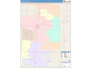 Warren <br /> Wall Map <br /> Color Cast Style 2025 Map