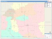 Wayne <br /> Wall Map <br /> Color Cast Style 2025 Map