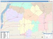 Woodford <br /> Wall Map <br /> Color Cast Style 2025 Map